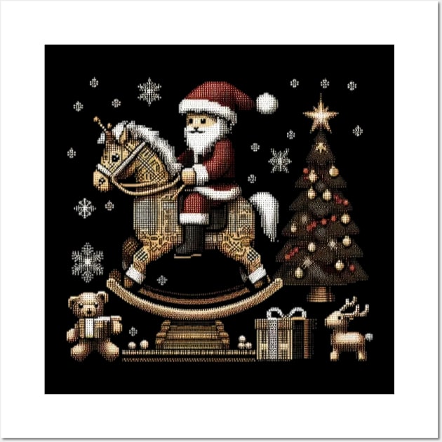 Baby Santa on Holidays Wall Art by fadinstitute